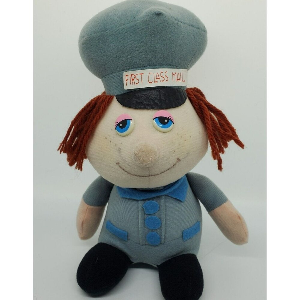 1984 Happiness Aid Is A Toy Well Made Nylon First Class Mail Mail Man Doll 10”